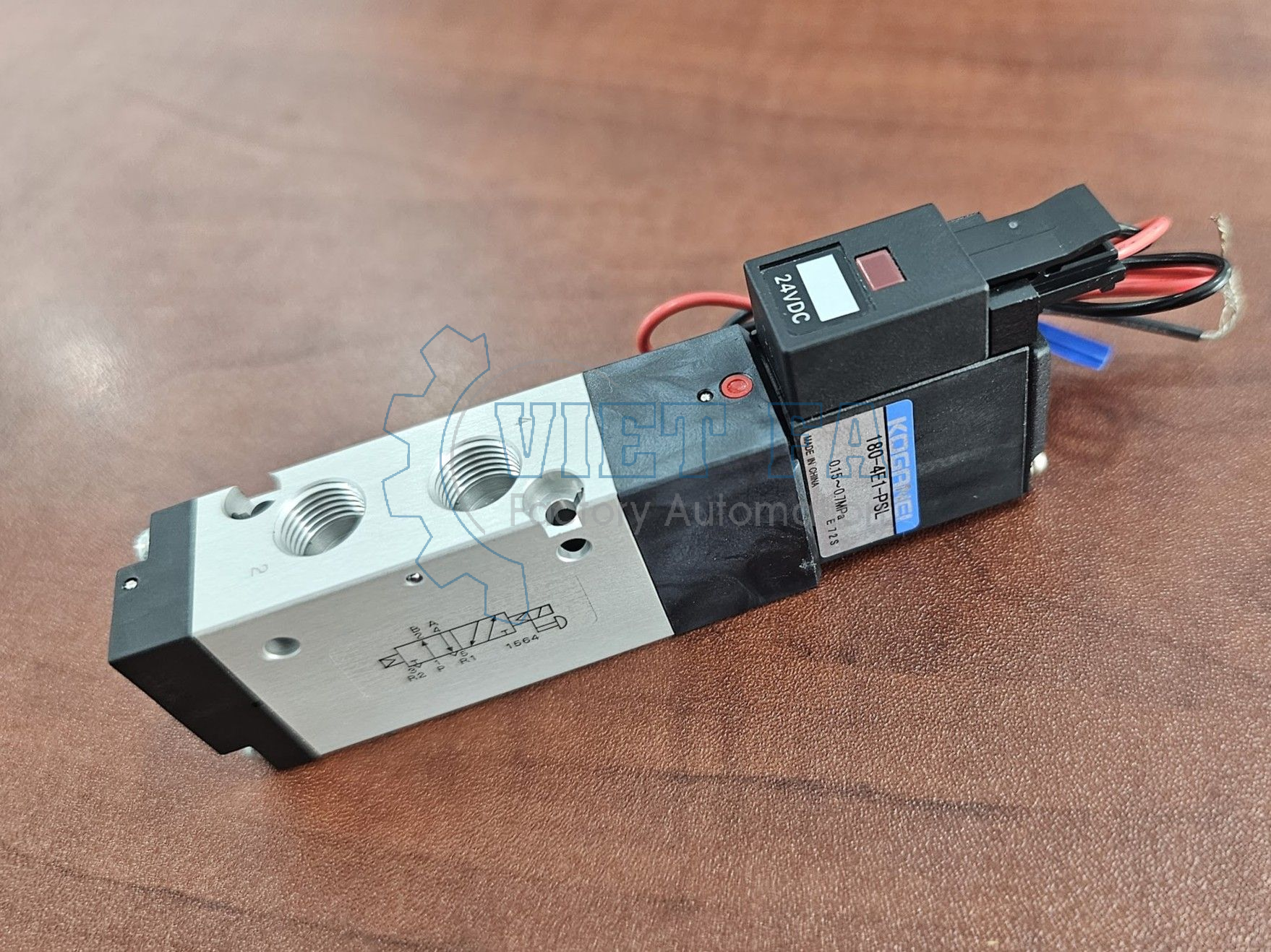 Van điện từ Koganei 180-4E1/180-4E2 Solenoid Valve 5 Koganei 180-4E1-PSL-DC24V