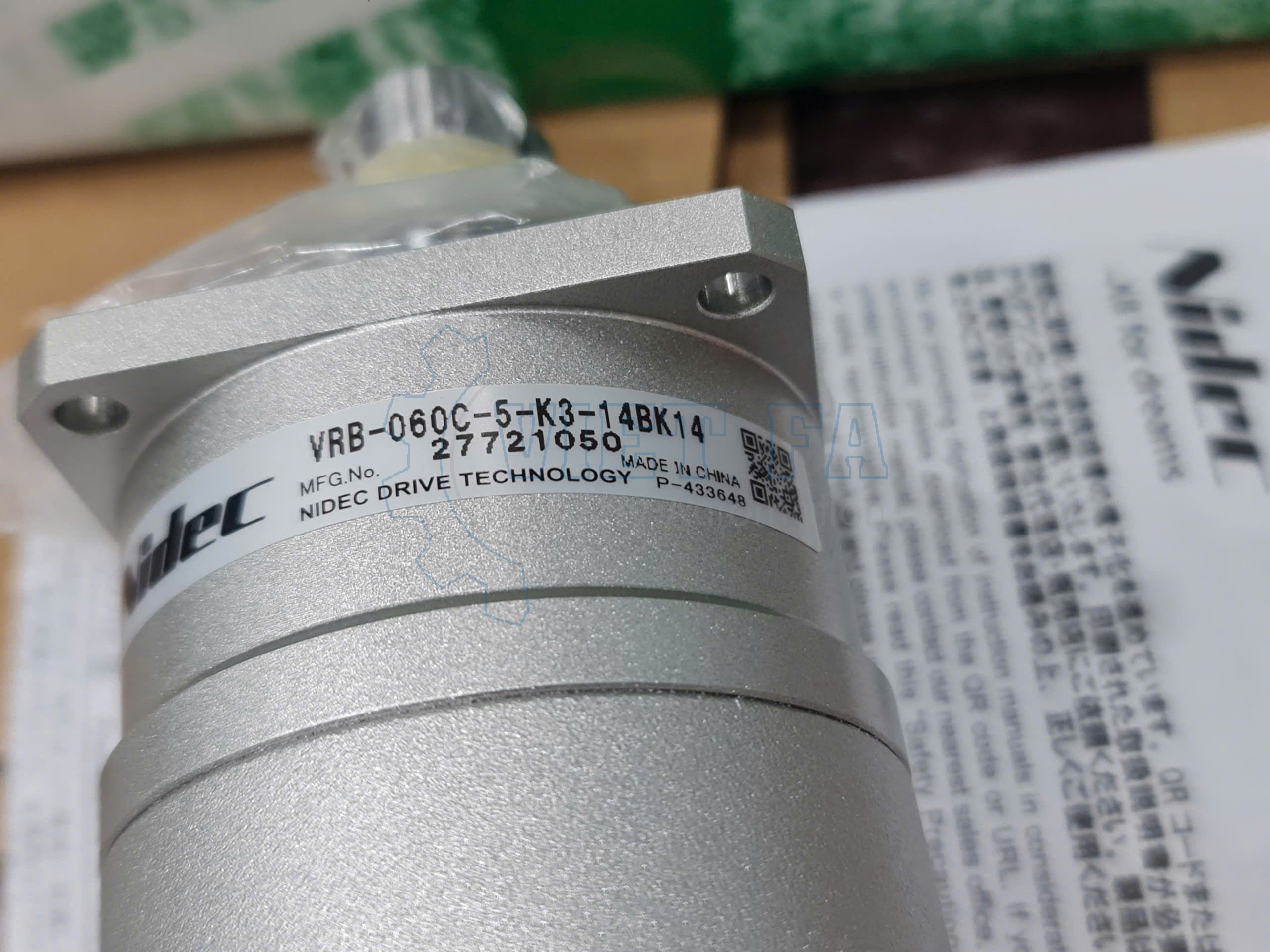 Hộp giảm tốc Nidec VRB-060C-5-K3-14BK14 1 Nidec VRB-060C-5-K3-14BK14