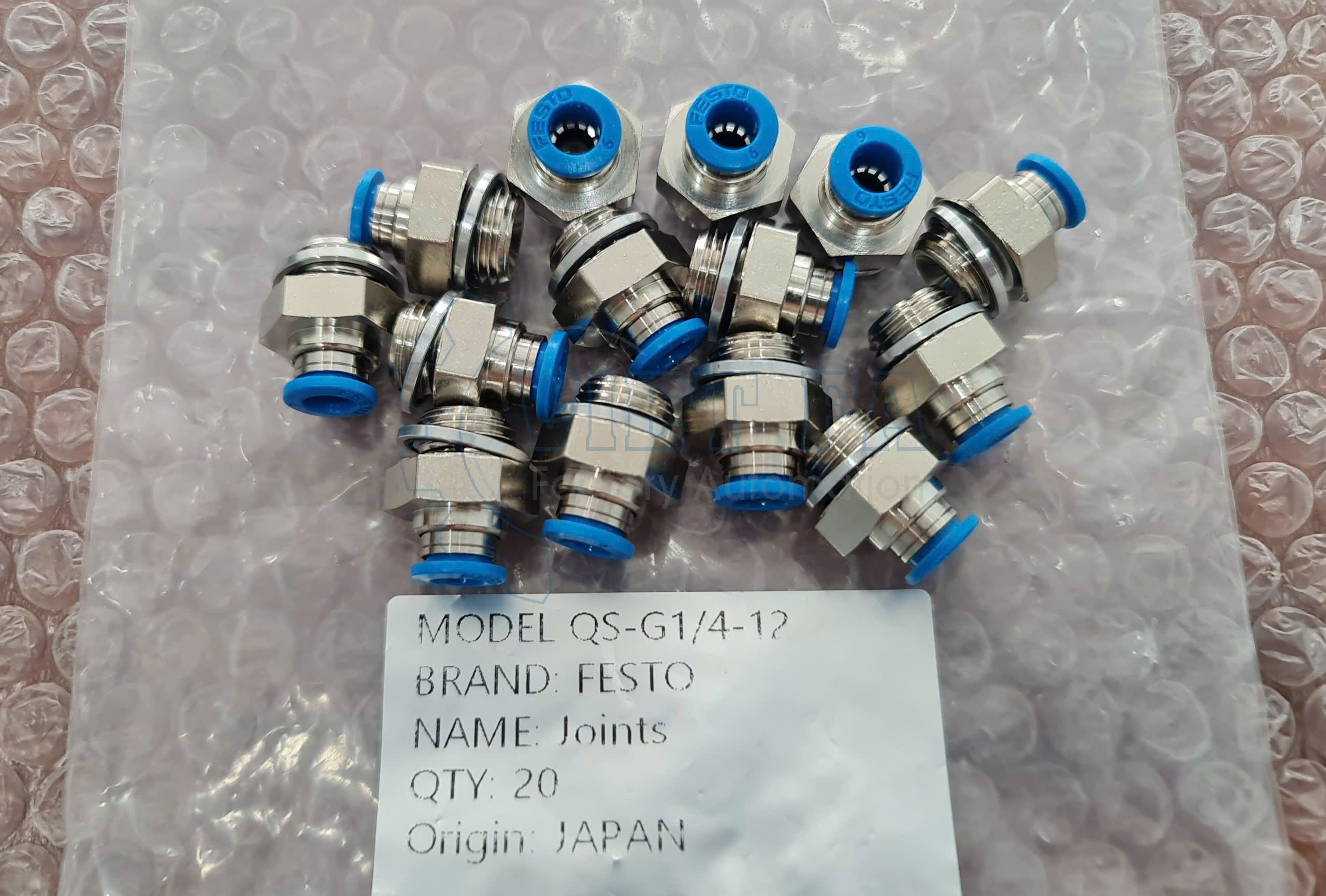 Khớp nối QS-G1/4-12 Festo 1 QS-G1/4-12 Festo