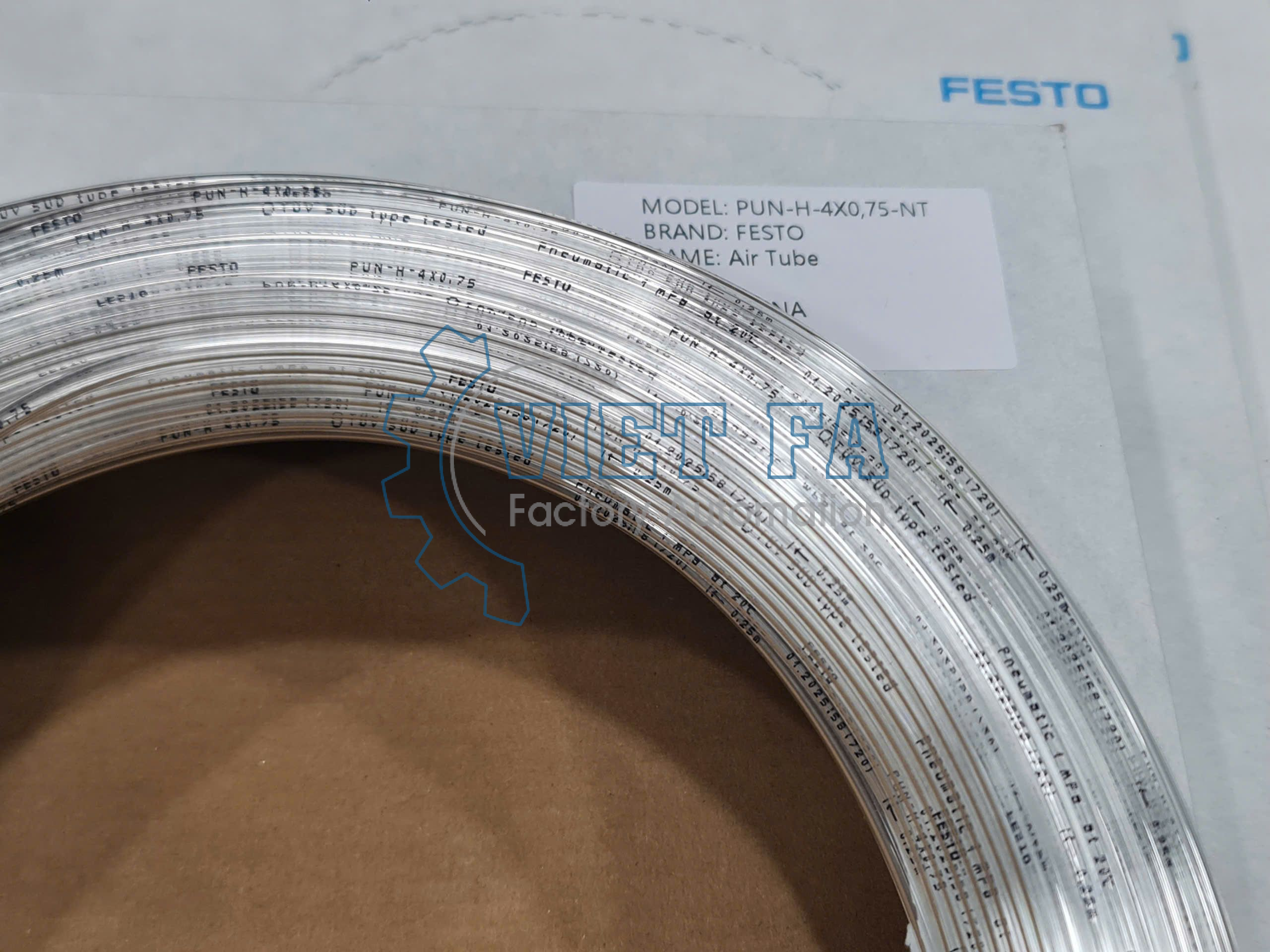Ống dẫn khí Festo PUN-H, PUN-H-DUO PU tubing 4 Festo PUN-H-4X0,75-NT 197376