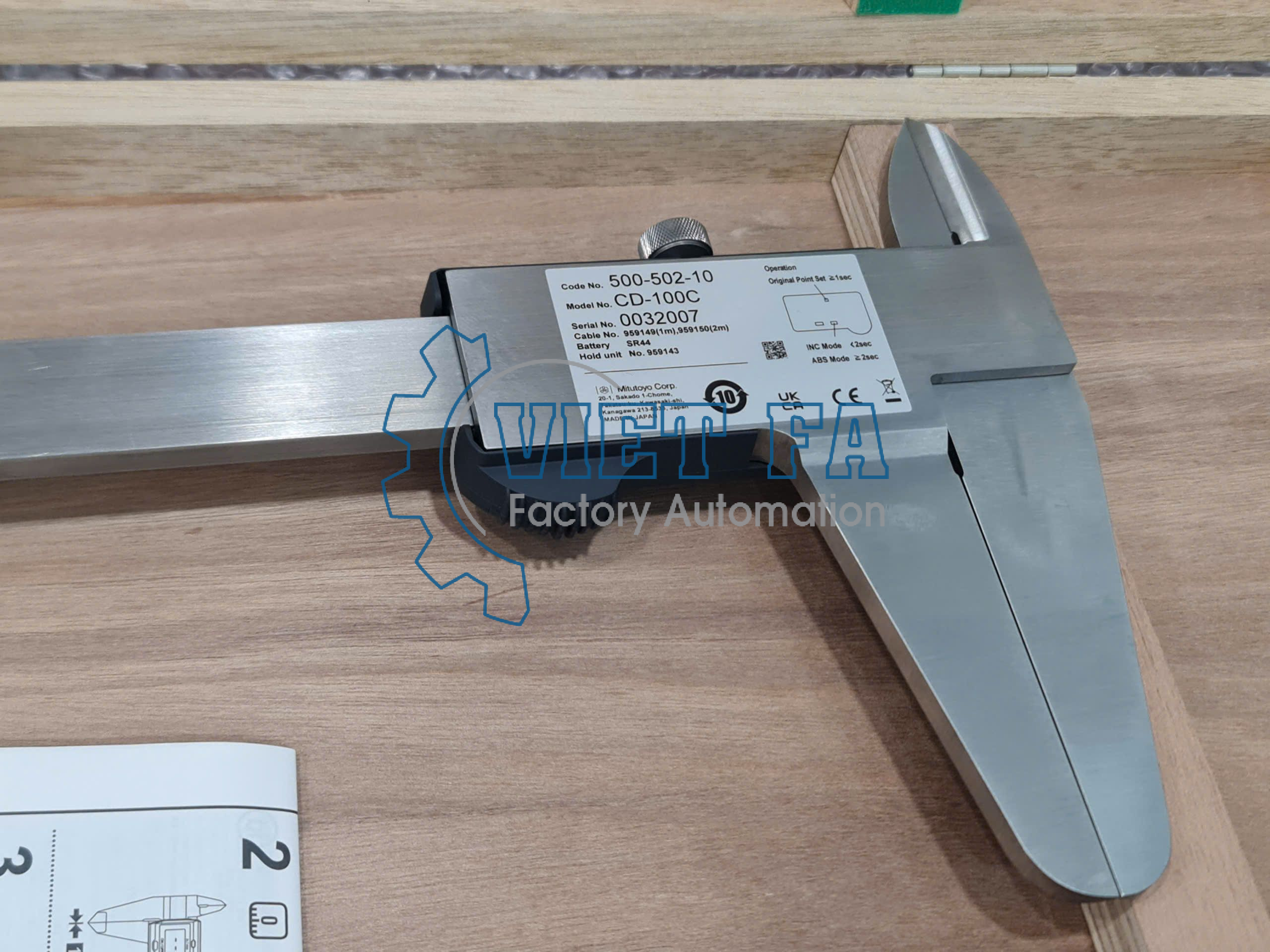 Thước cặp điện tử Mitutoyo CD-100C - CTY TỰ ĐỘNG HÓA VIETFA