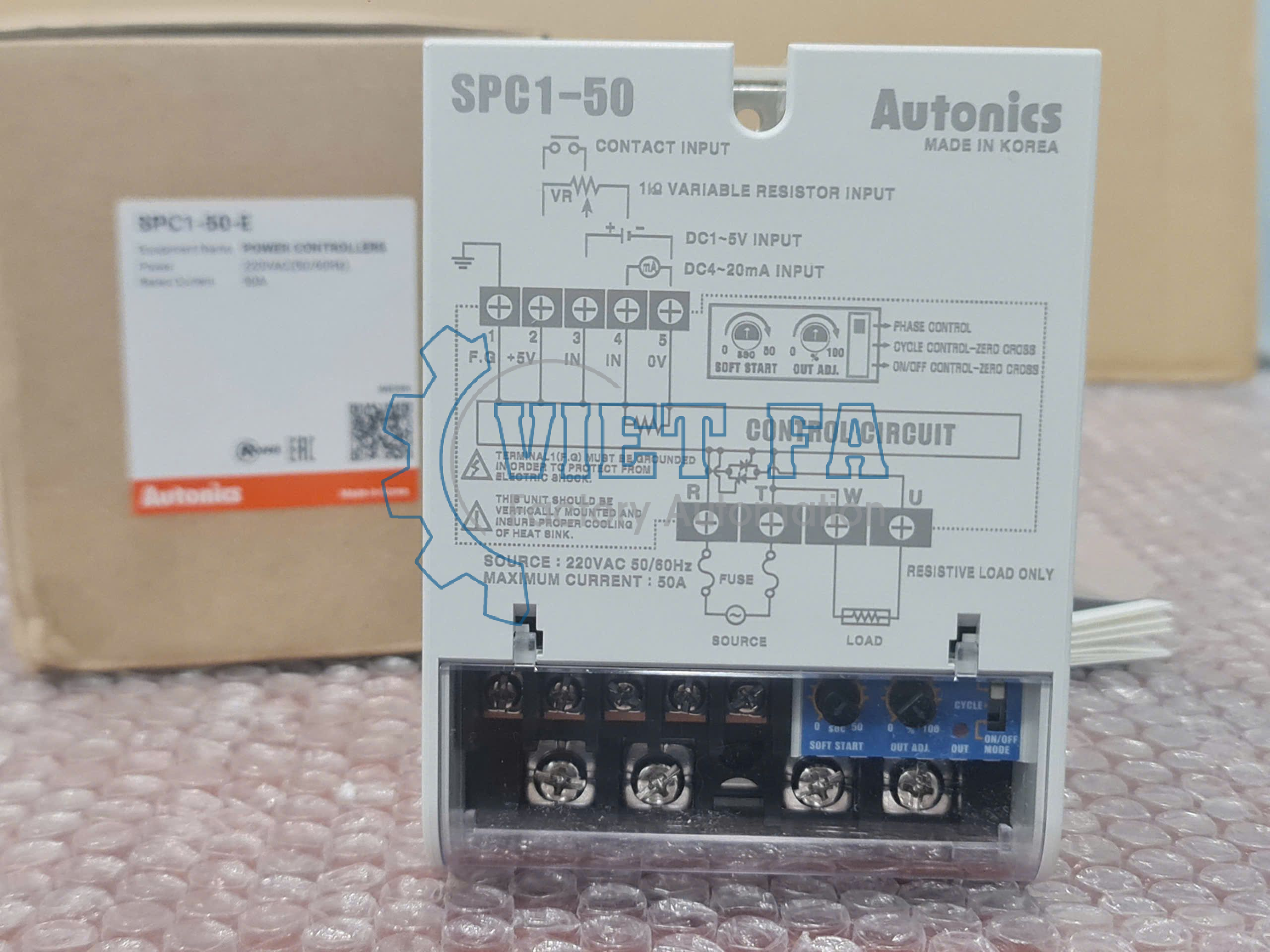 Bộ điều khiển nguồn Autonics SPC1-50-E 1 Autonics SPC1-50-E