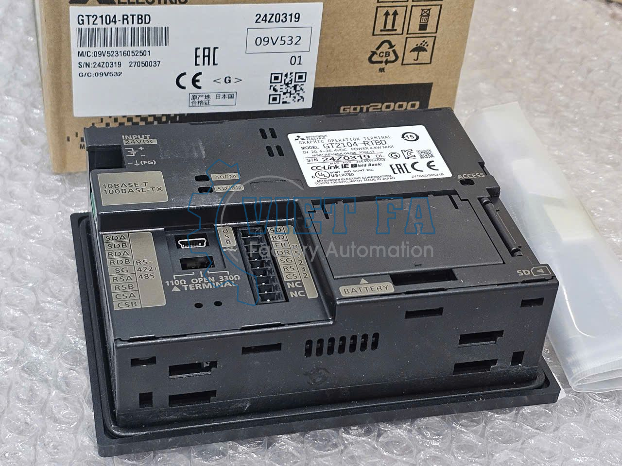 Màn hình cảm ứng Mitsubishi GT2104-RTBD 1 Mitsubishi GT2104-RTBD