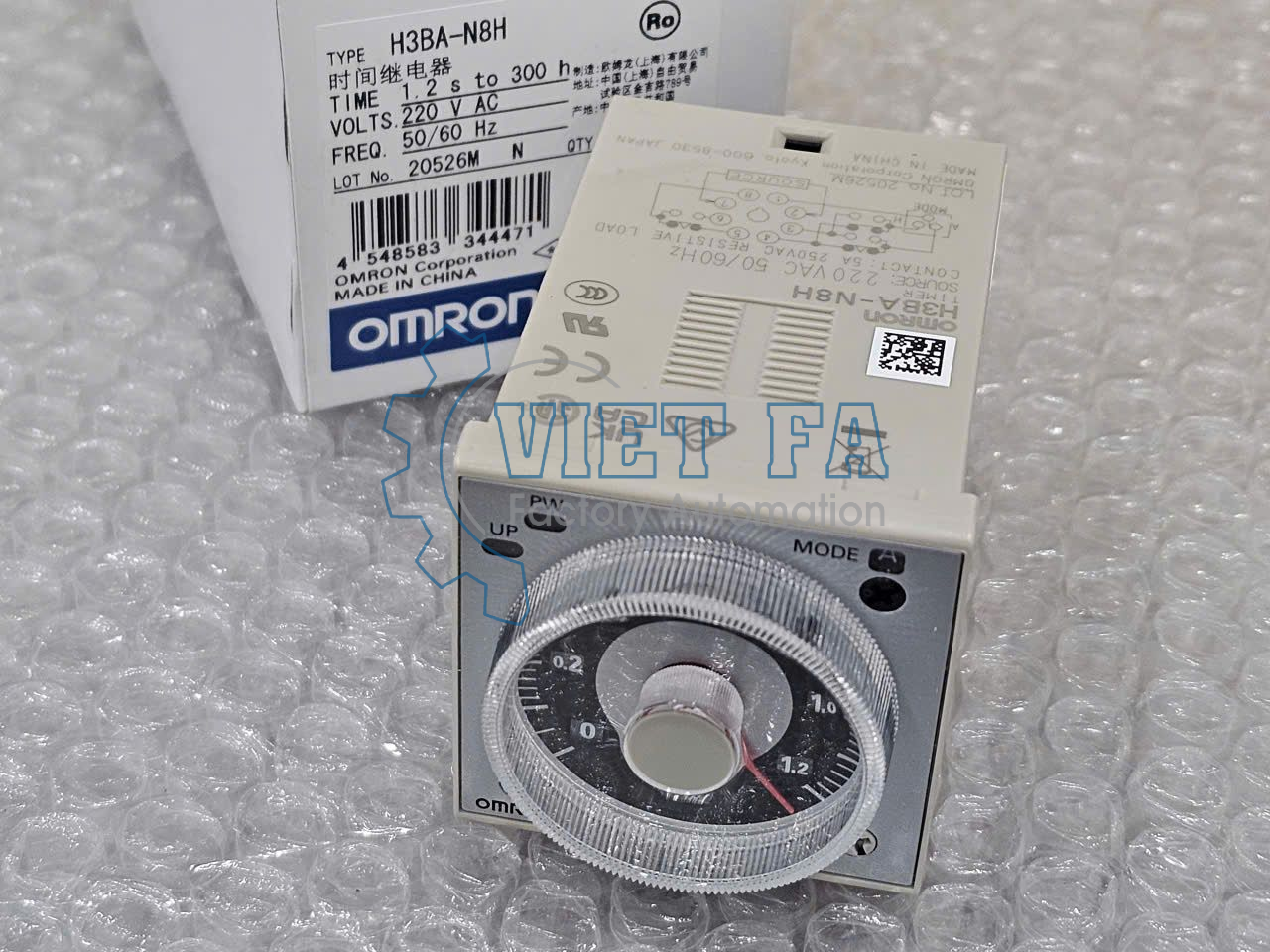 Bộ định thời gian Omron H3BA-N8H 1 Omron H3BA-N8H